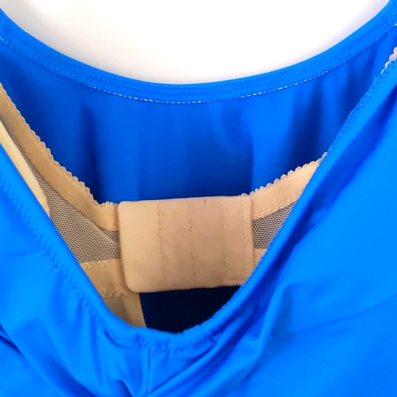 Fantasies Underwire Bra Size Tankini Top. Blue. Multiple Sizes Available. - Picture 3 of 6